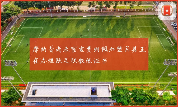 摩纳哥尚未官宣费利佩加盟因其正在办理欧足联教练证书